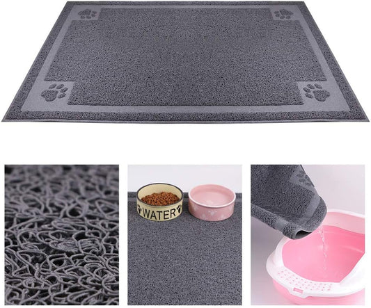 Pet Food Mat for Dogs Cats Waterproof Large XL Dog Mats for Food and Water Bowls Feeder Dishes Easy to Clean Cat Dog Mats Non-Slip for Floors