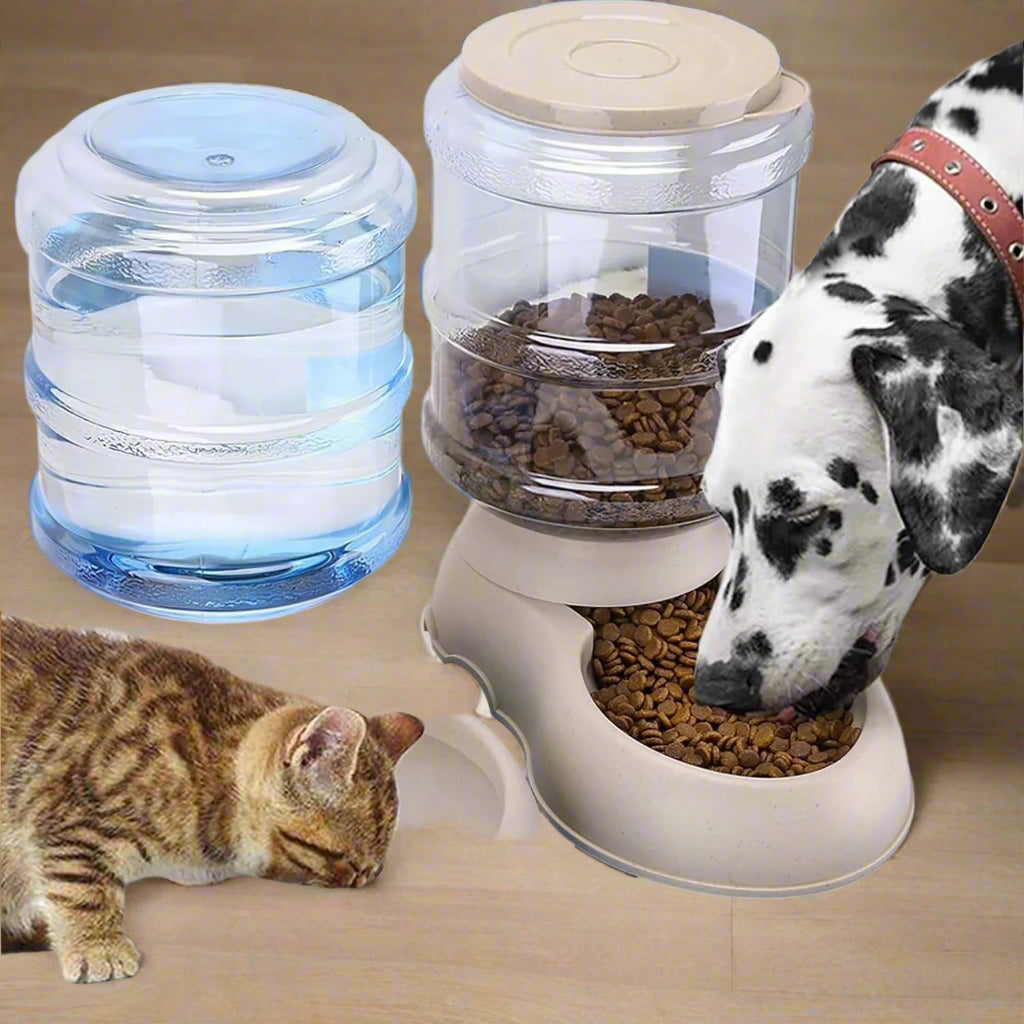 3.75L Automatic Pets Feeder Food Water Dispenser Detachable Cats Dogs Puppy Feeding Machine ,Pets Feeder, Pets Food Dispenser