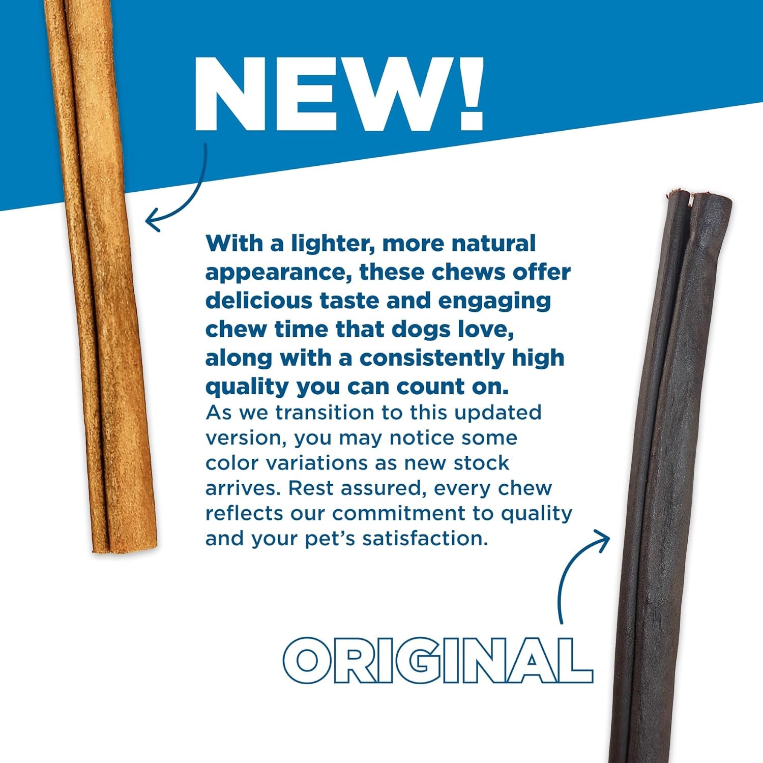 6 Inch Natural Collagen Sticks for Dogs - 5 Count (Pack of 1) - Long-Lasting, Rawhide Free, Beef Treat