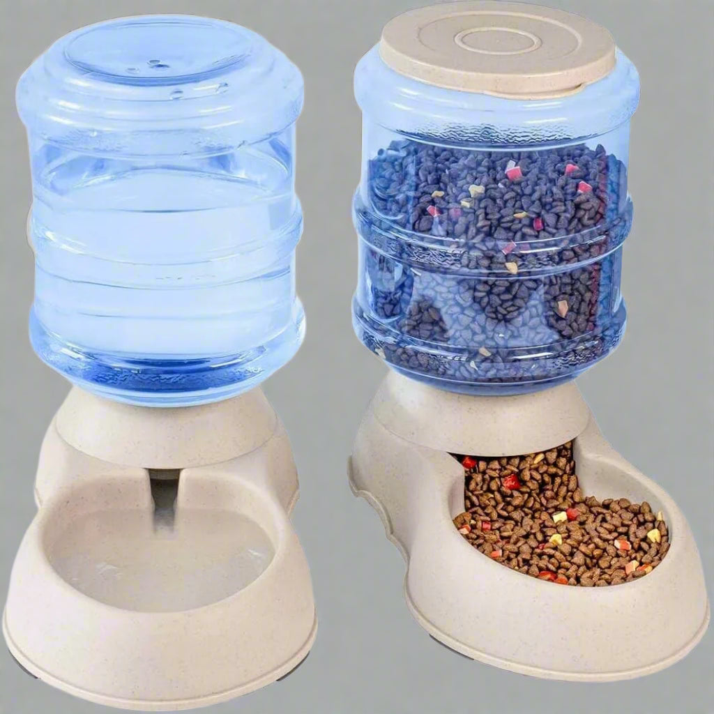 3.75L Automatic Pets Feeder Food Water Dispenser Detachable Cats Dogs Puppy Feeding Machine ,Pets Feeder, Pets Food Dispenser