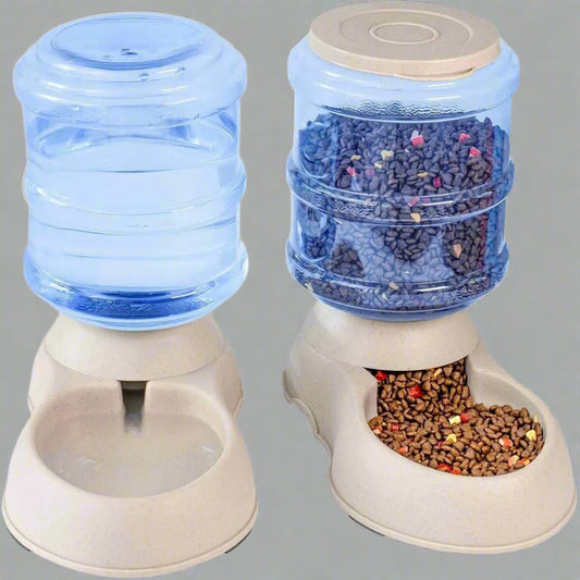 3.75L Automatic Pets Feeder Food Water Dispenser Detachable Cats Dogs Puppy Feeding Machine ,Pets Feeder, Pets Food Dispenser